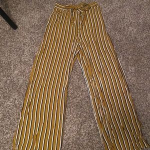 Striped dress pants